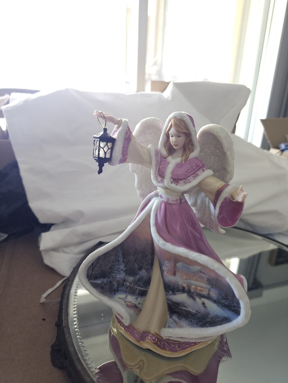 THOMAS KINKADE Angel of HOPE light Up Collectible